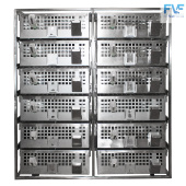 FVF-1289 Rack for cages with laboratory guinea pigs 1350х690х1460(1620)h 